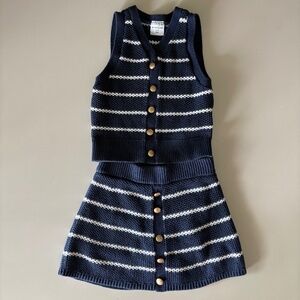 Abercrombie Kids Sweater Vest and Skort Set